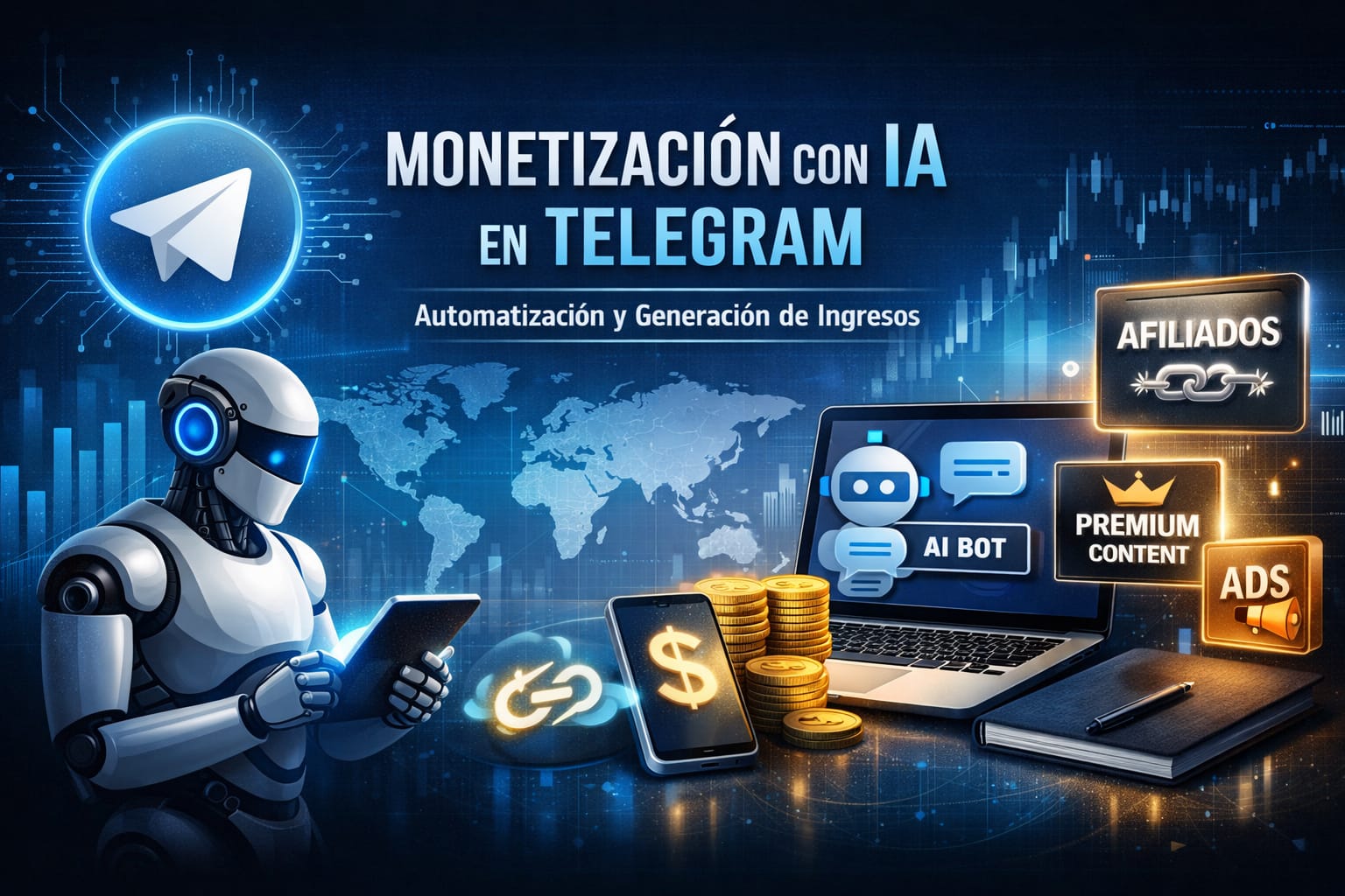Monetizacion Inteligencia Artificial Telegram